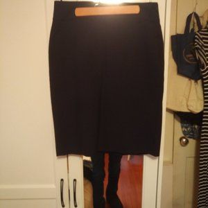 Navy double kick pleat straight skirt, Banana republic size 4